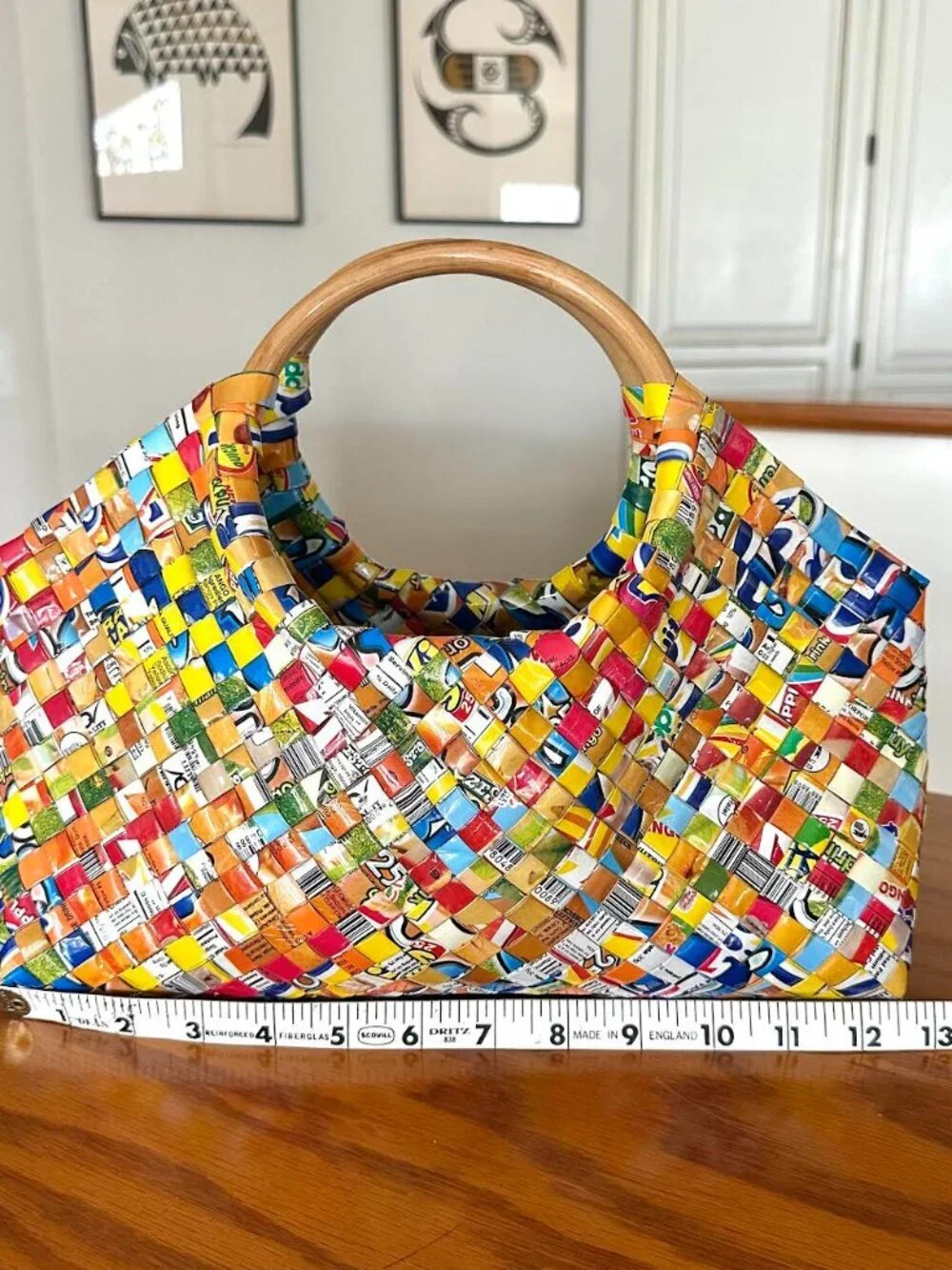 Recycled Juice Box Purse Handbag - Picture 2 of 13
